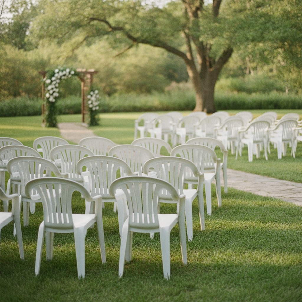 Plastic Furniture — Chairs in everyday use