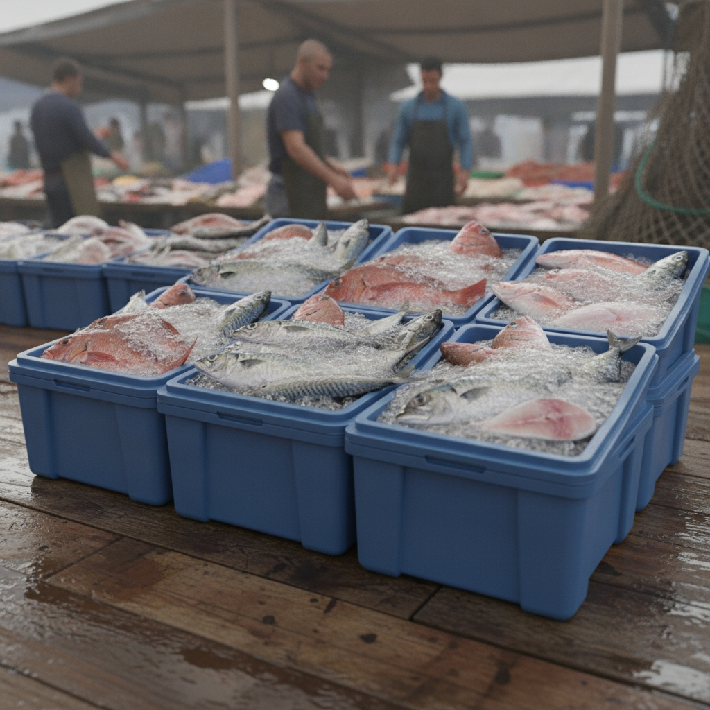 Fish / Ice Crate in everyday use