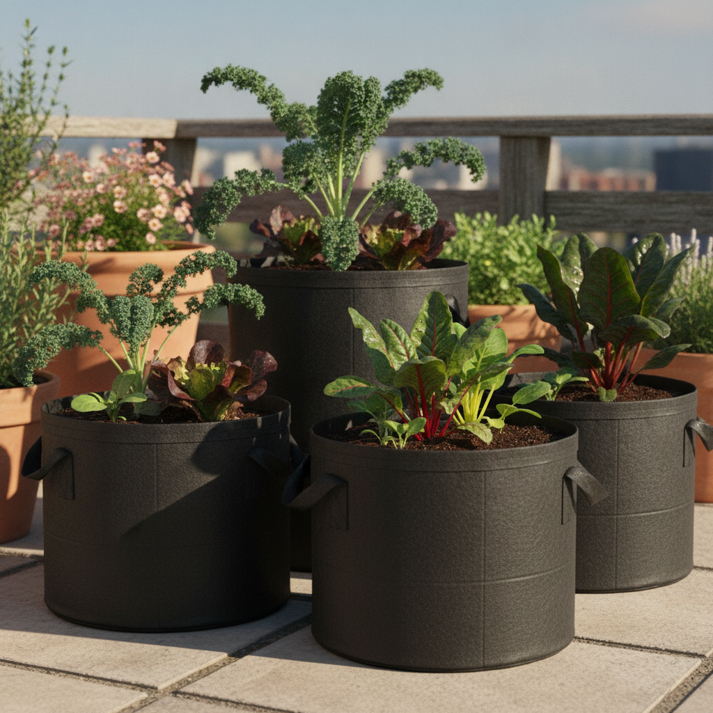 Grow Bags (HDPE) in everyday use