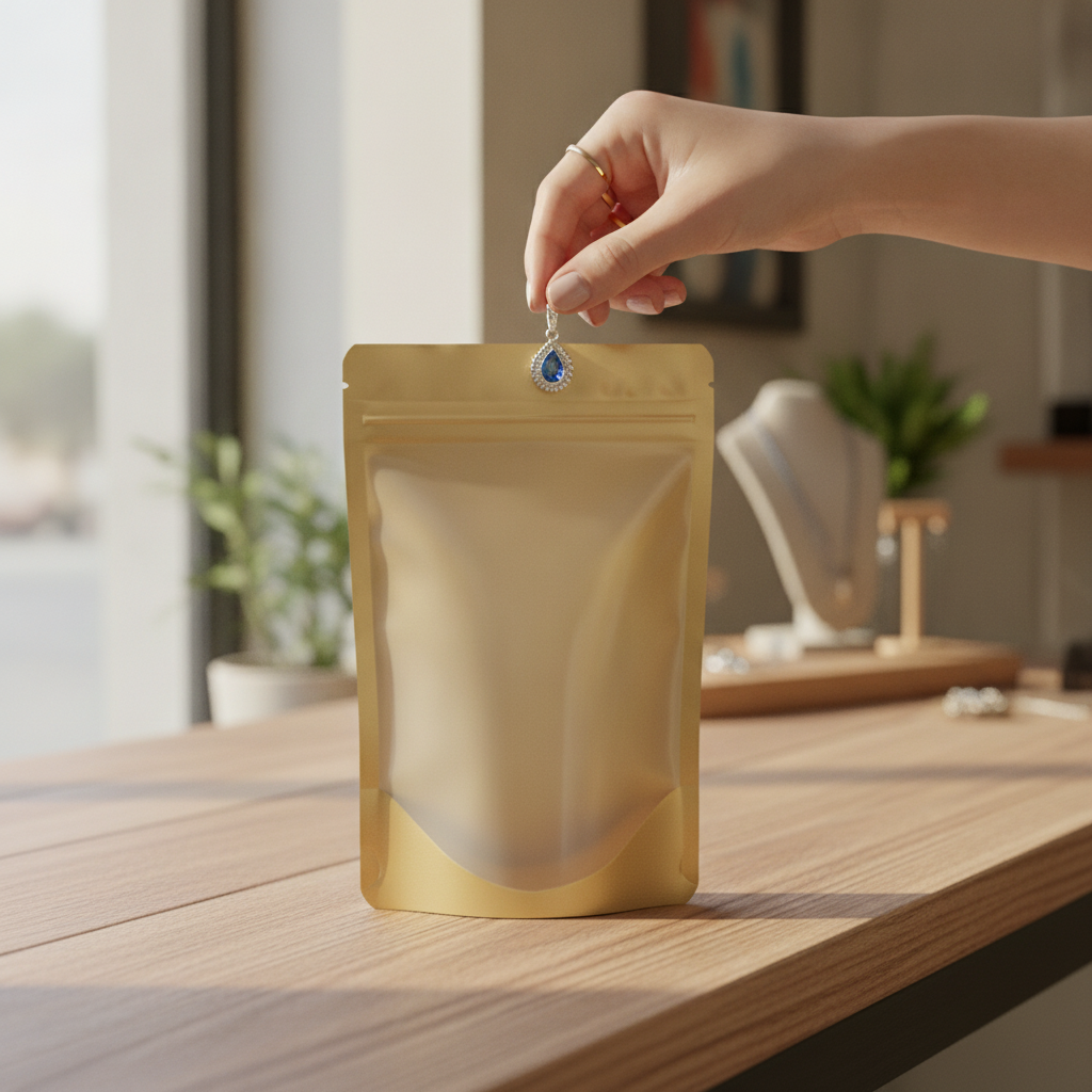 Stand-up Pouch (Printed) in everyday use