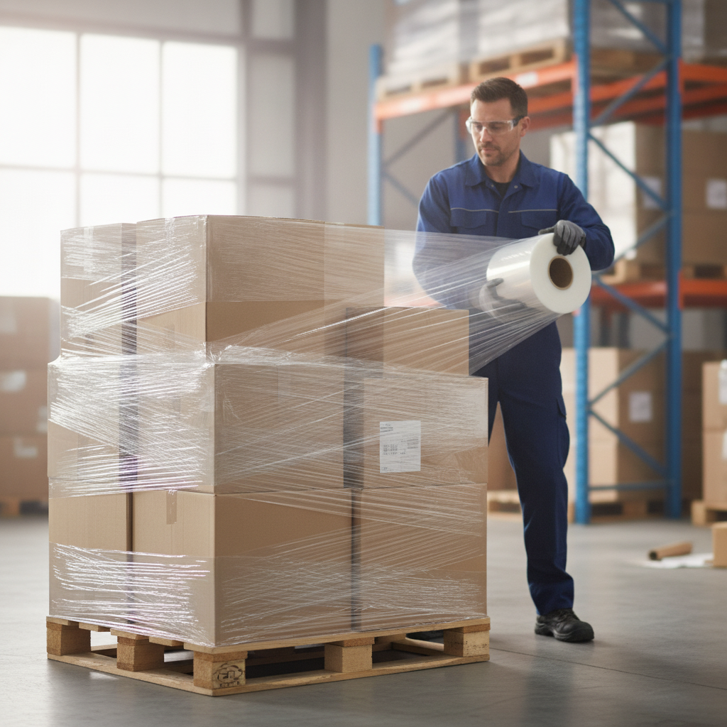 Stretch Wrap / Pallet Film in everyday use